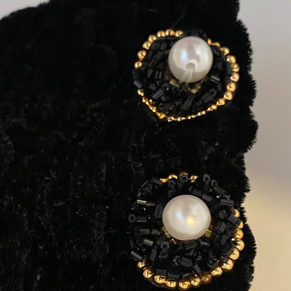 Vintage Amarotico Beaded Velvet Jacket - Picture 4 of 10